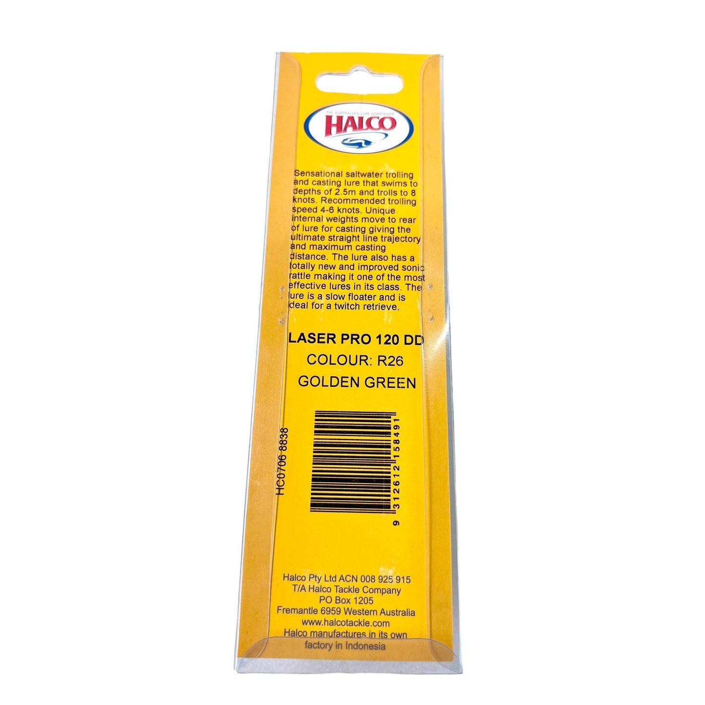 Halco Laser Pro 120 DD 2.5m Golden Green
