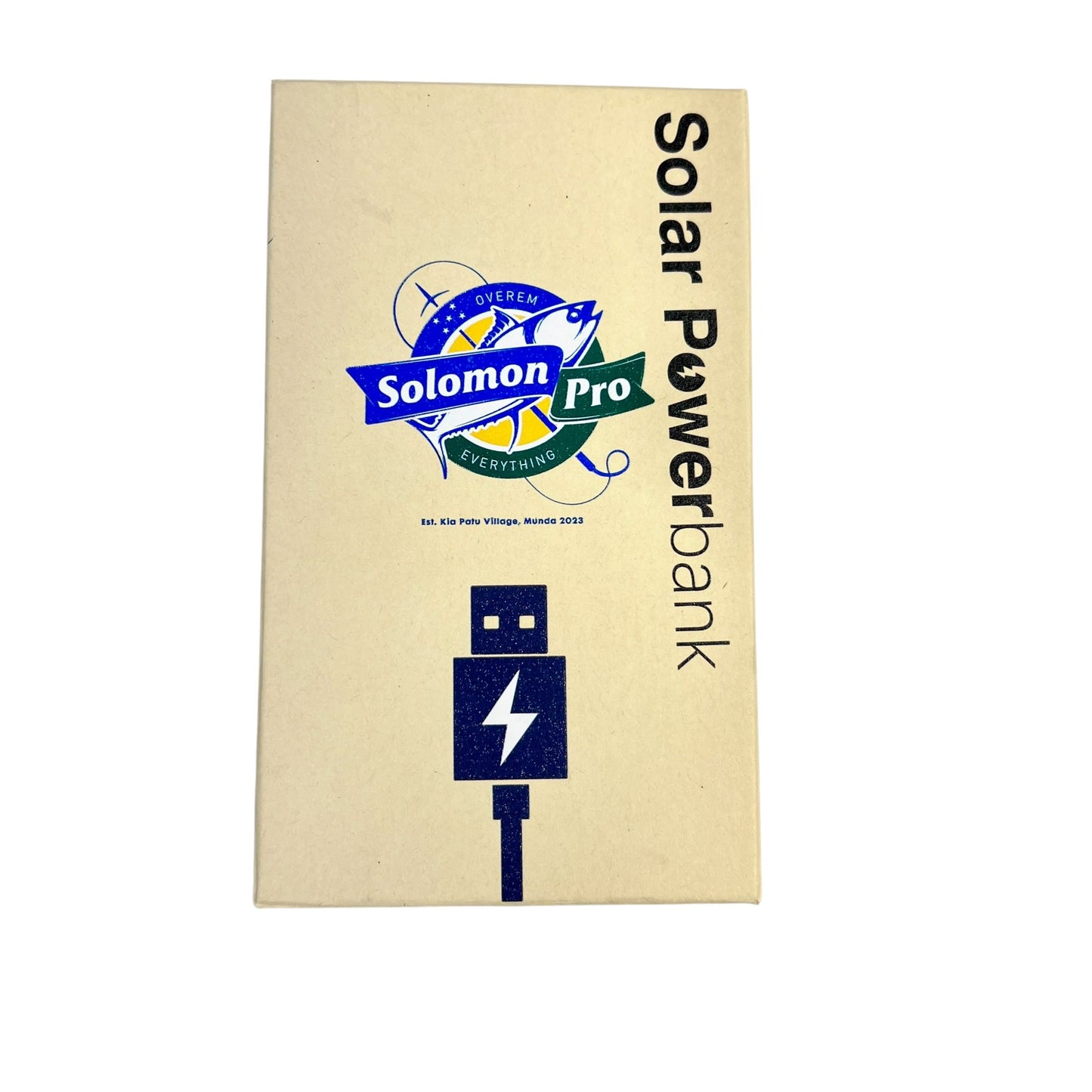 Solar Rechargeable USB Battery Bank