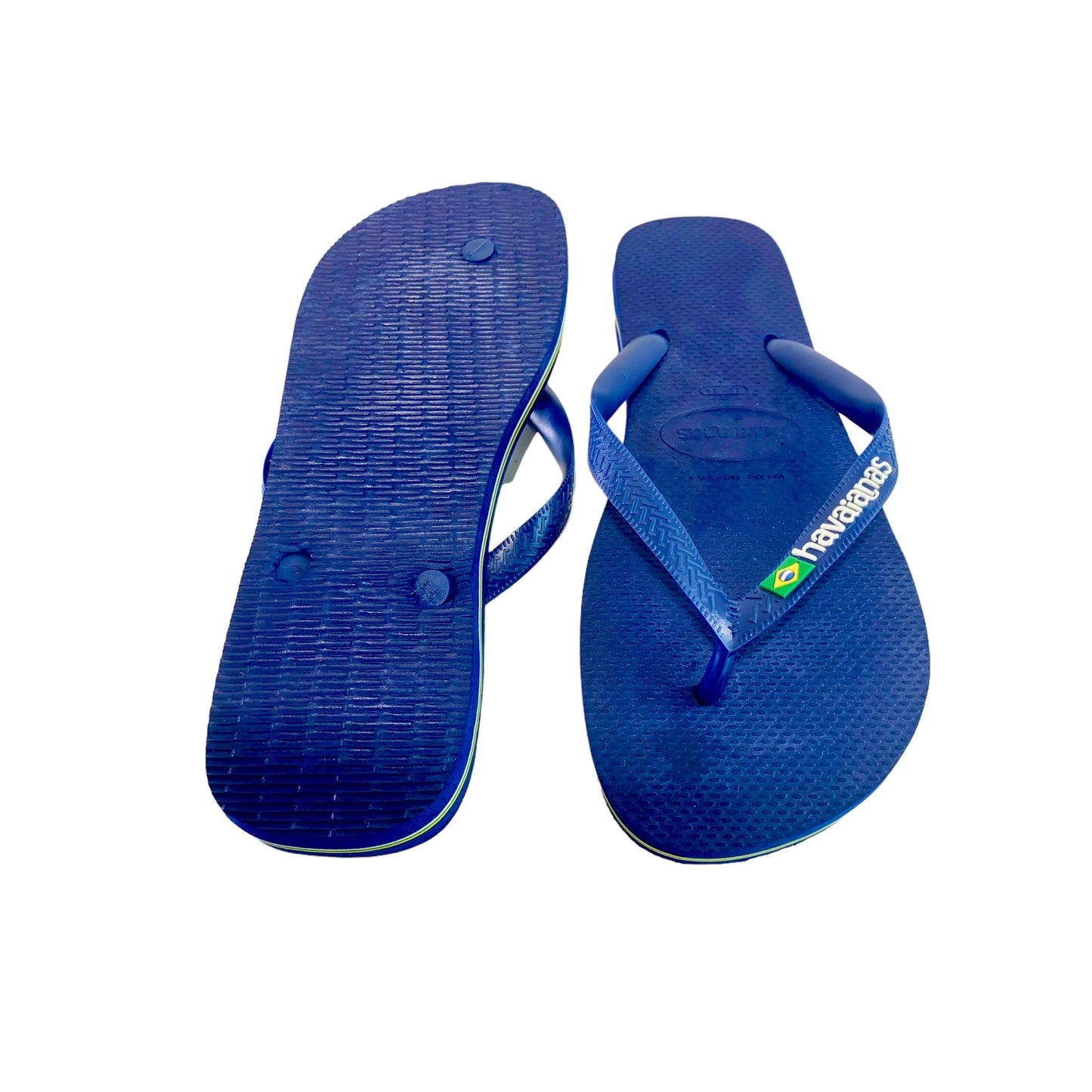 Havaianas Dark Blue with Brazil Flag