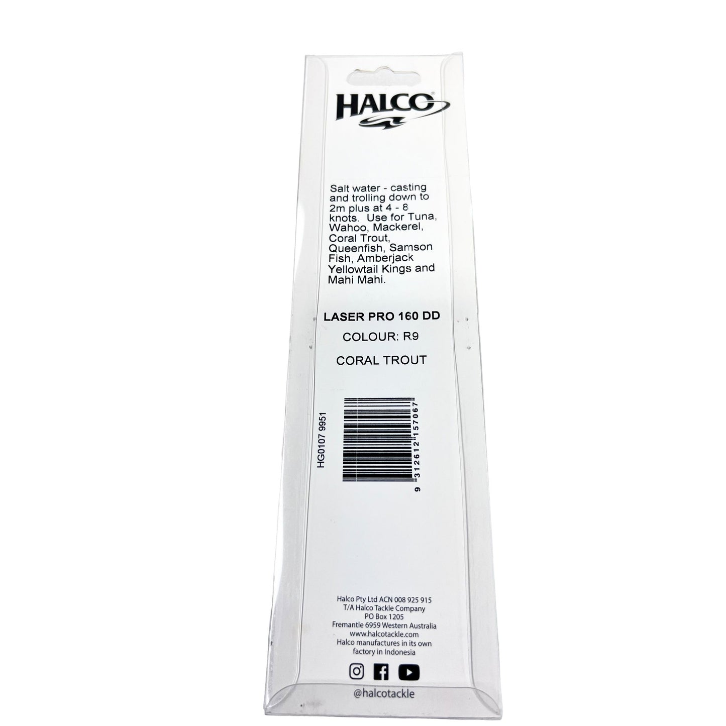 Halco Laser Pro 160 DD 2m+ Coral Trout
