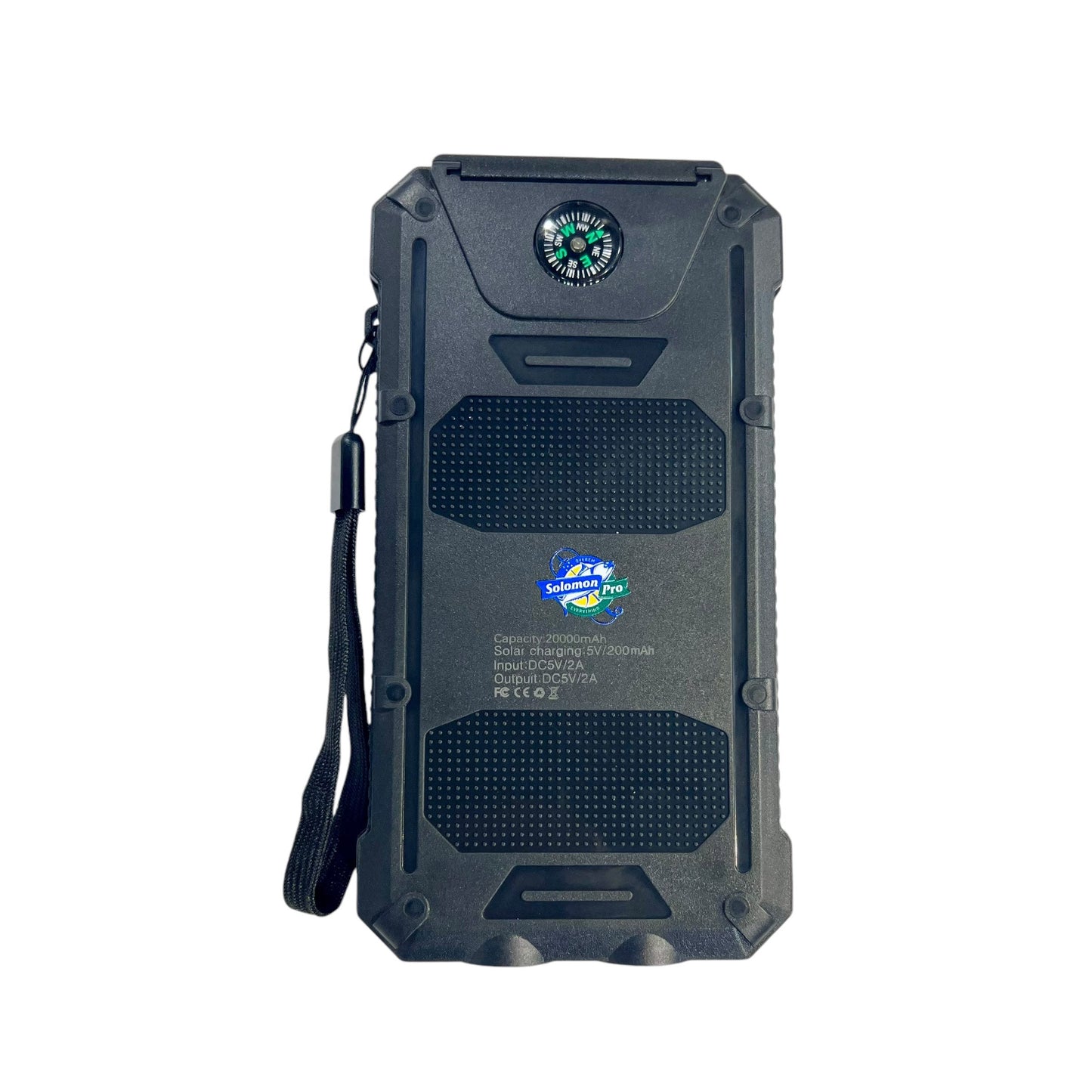 Solar Rechargeable USB Battery Bank