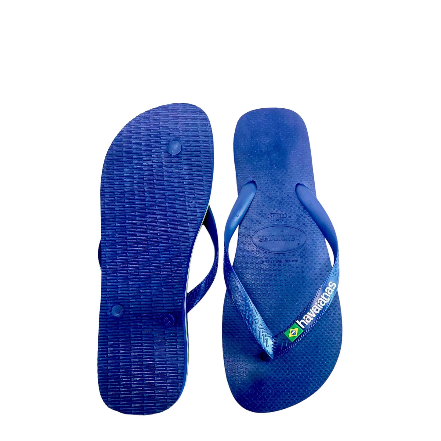Havaianas Dark Blue with Brazil Flag