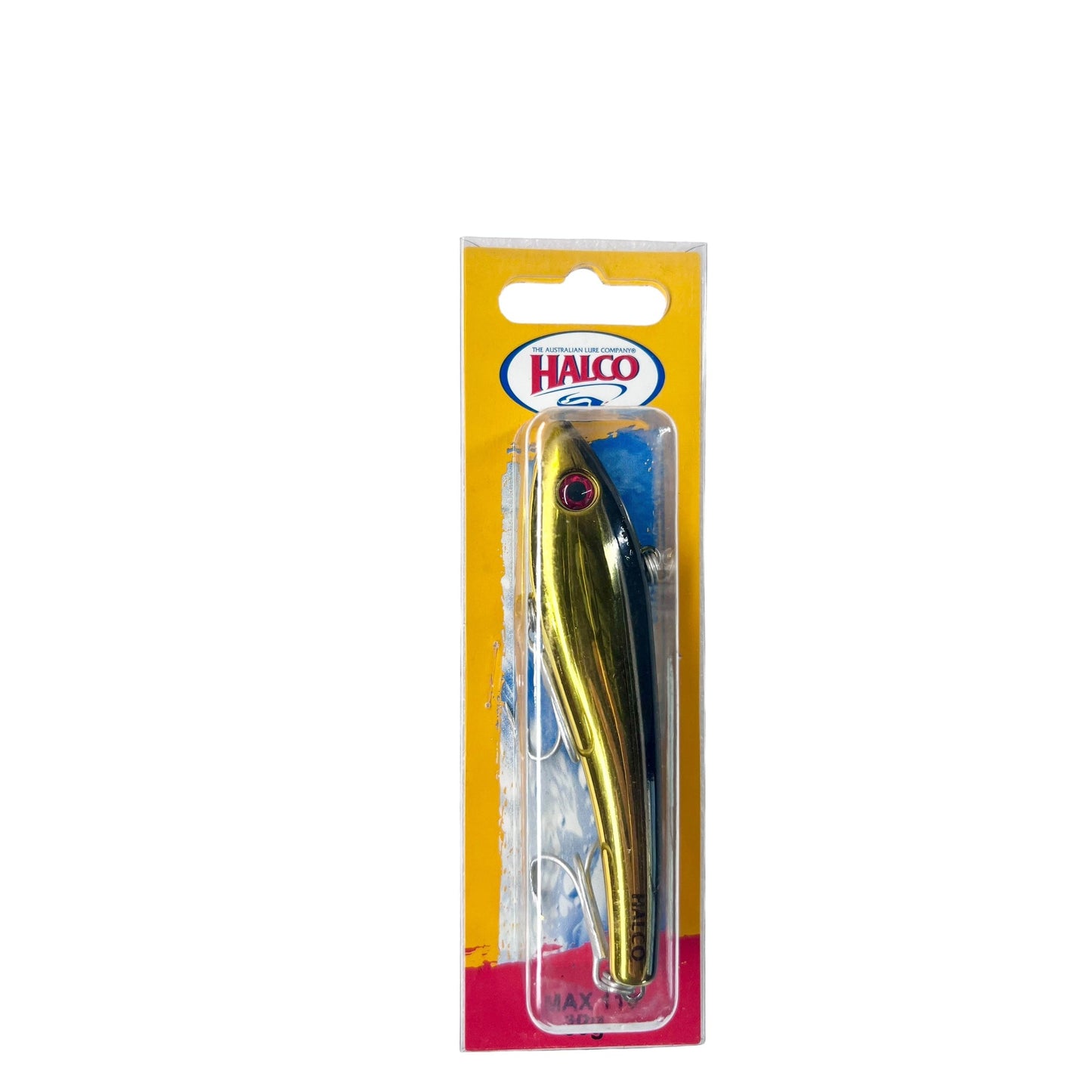 Halco MAX 110 30g Chrome Gold Black Back