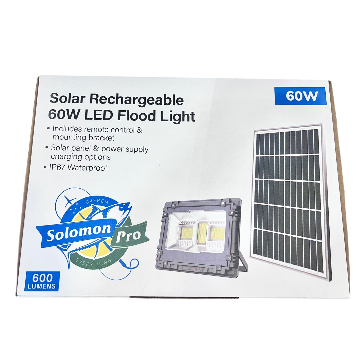 Solar Rechargeable 60w Flood Light