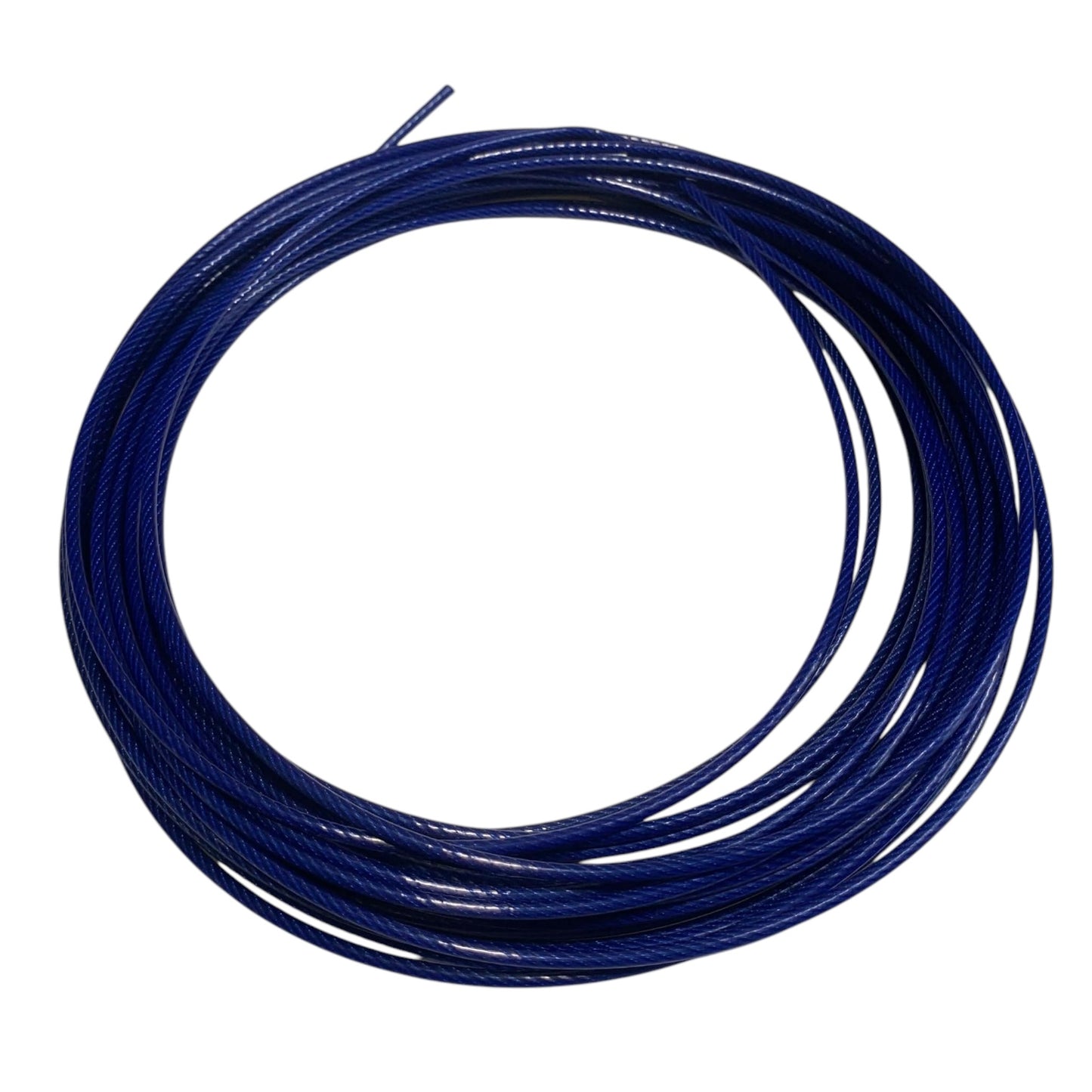Blue Nylon Coated Wire per Foot