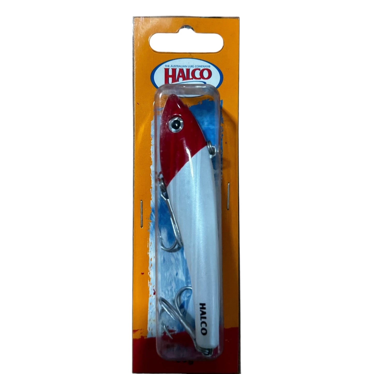 Halco MAX 110 30g White Redhead