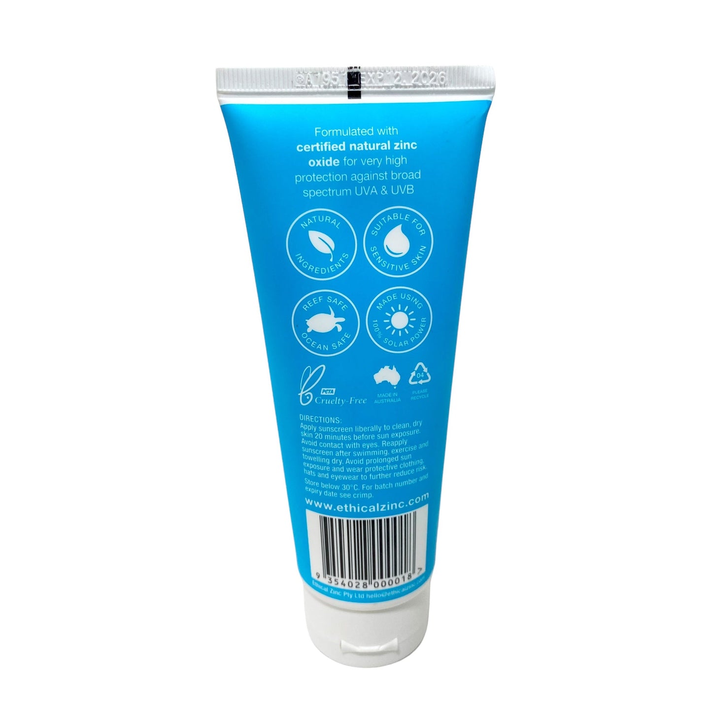 Natural Clear Zinc Sunscreen