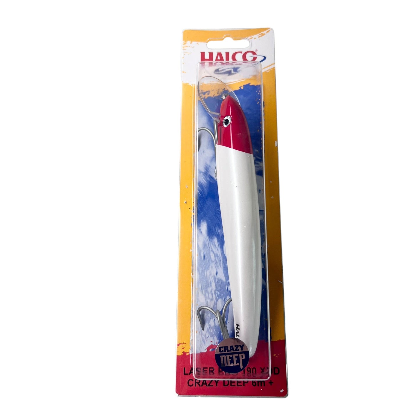 Halco White RedHead Laser Pro 190 XDD Crazy Deep 6m +