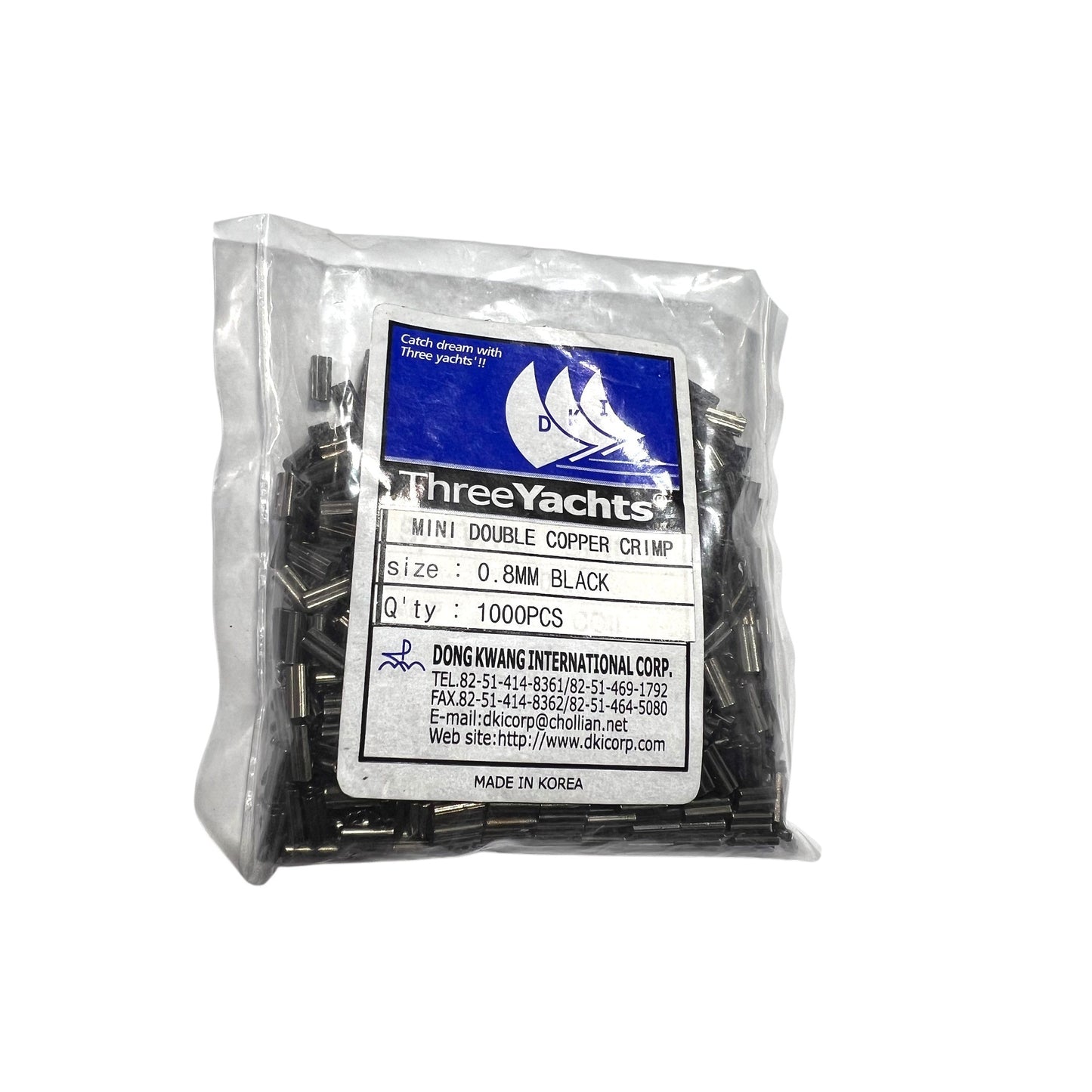 Mini Double Crimps 0.8mm