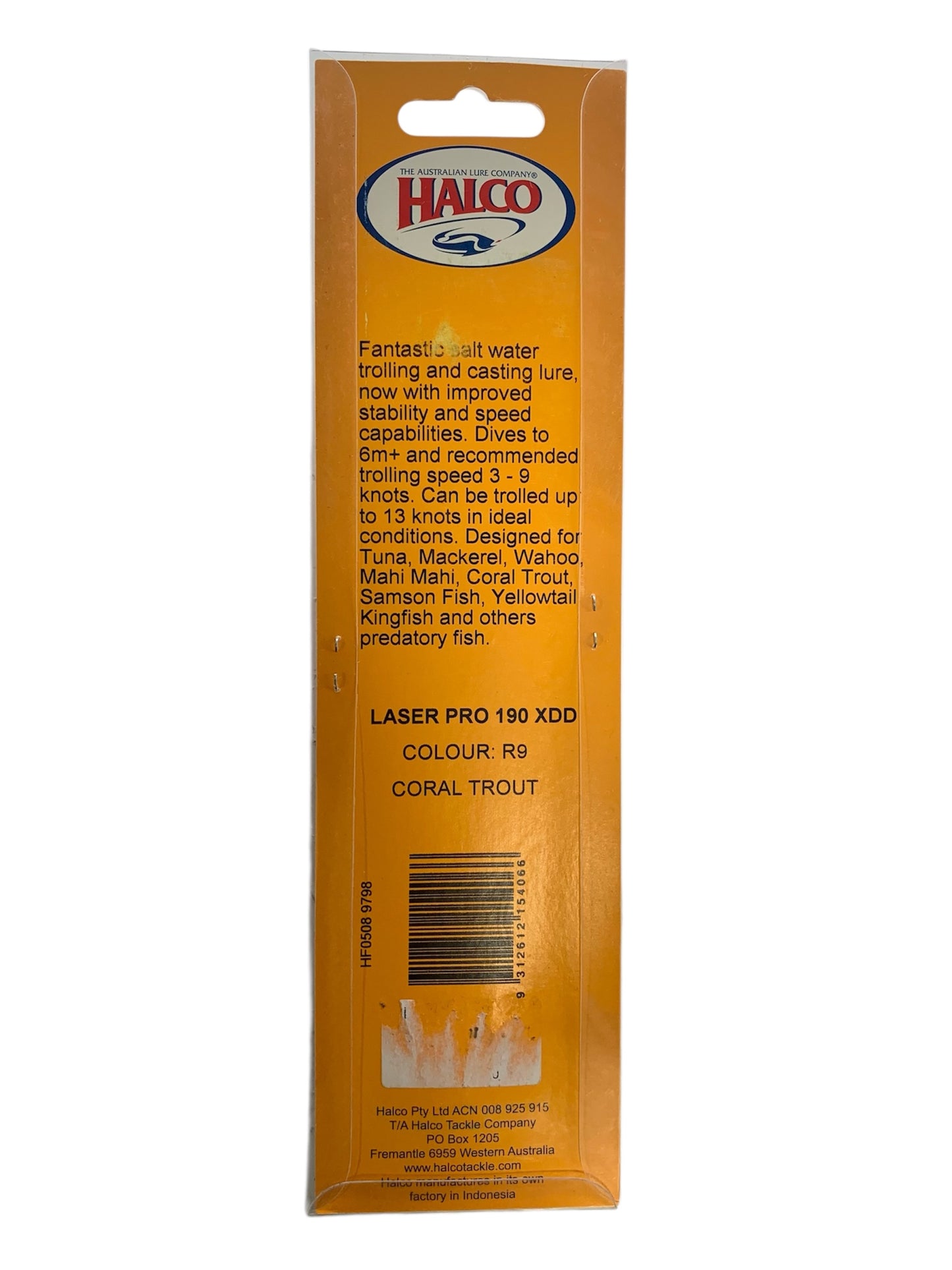 Halco Coral Trout  Laser Pro 190 XDD Crazy Deep 6m +