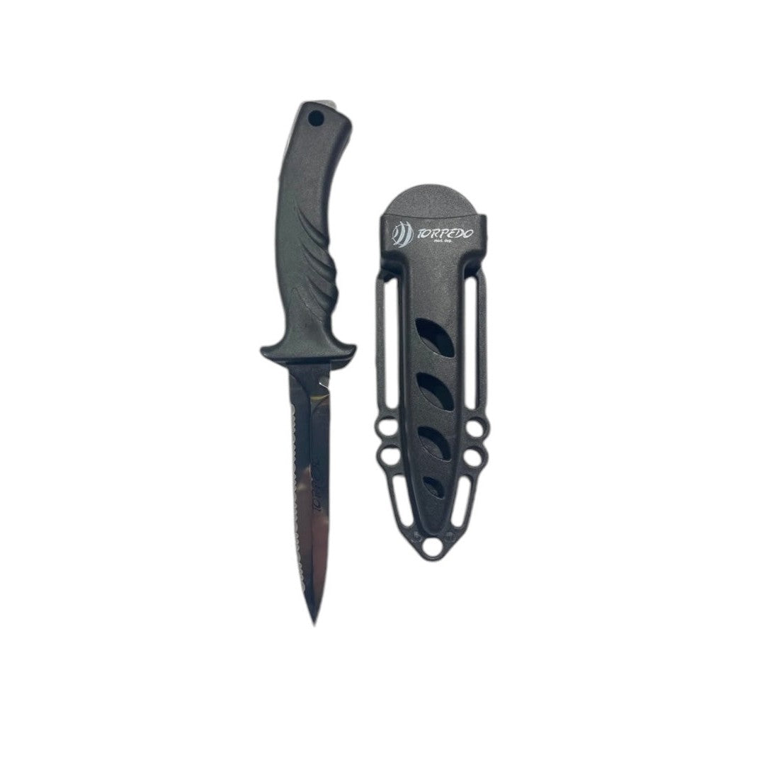 Torpedo Knife Black Handle