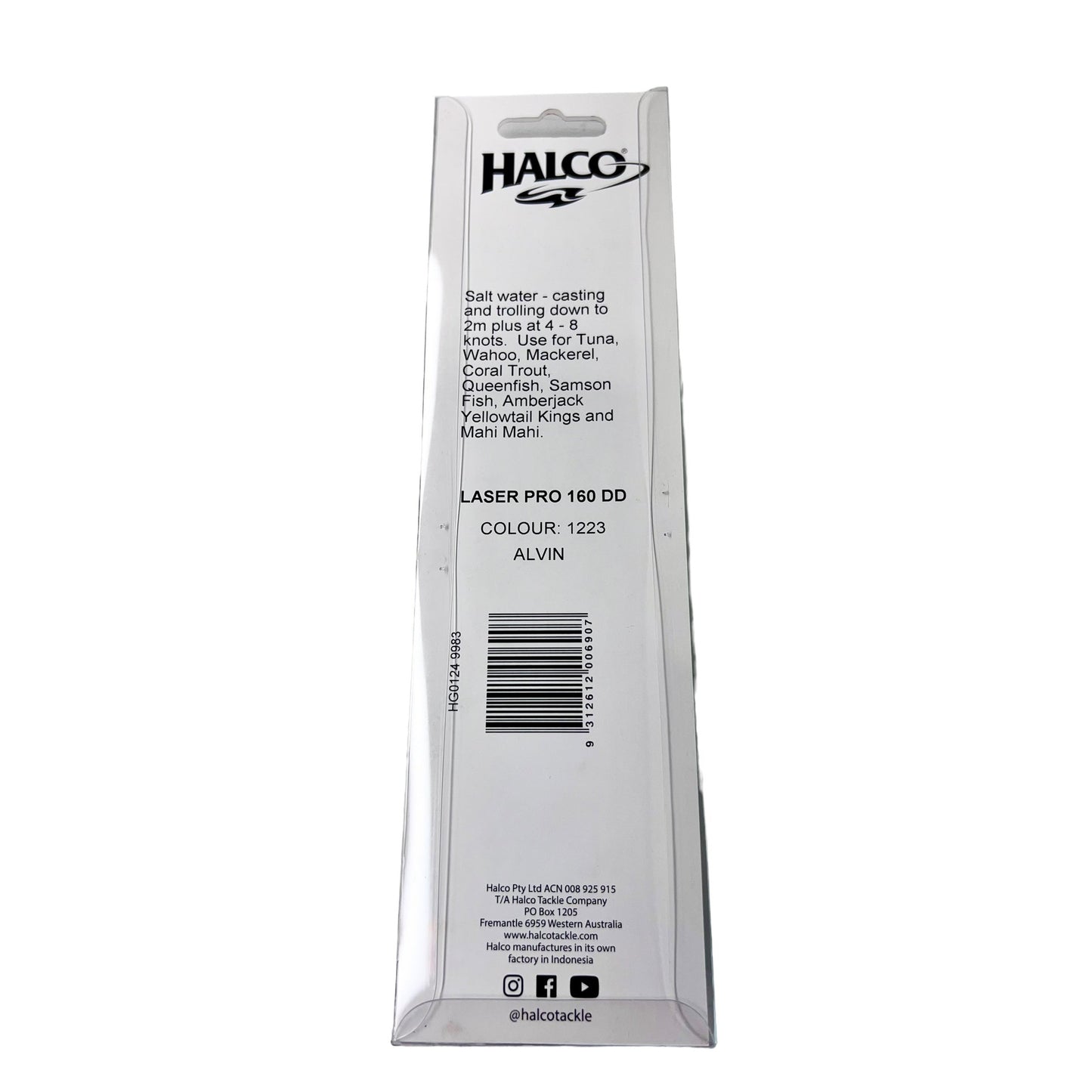 Halco Laser Pro 160 DD 2m+ Alvin