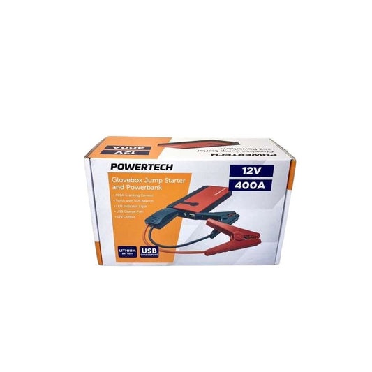 Glove box jump starter and power bank