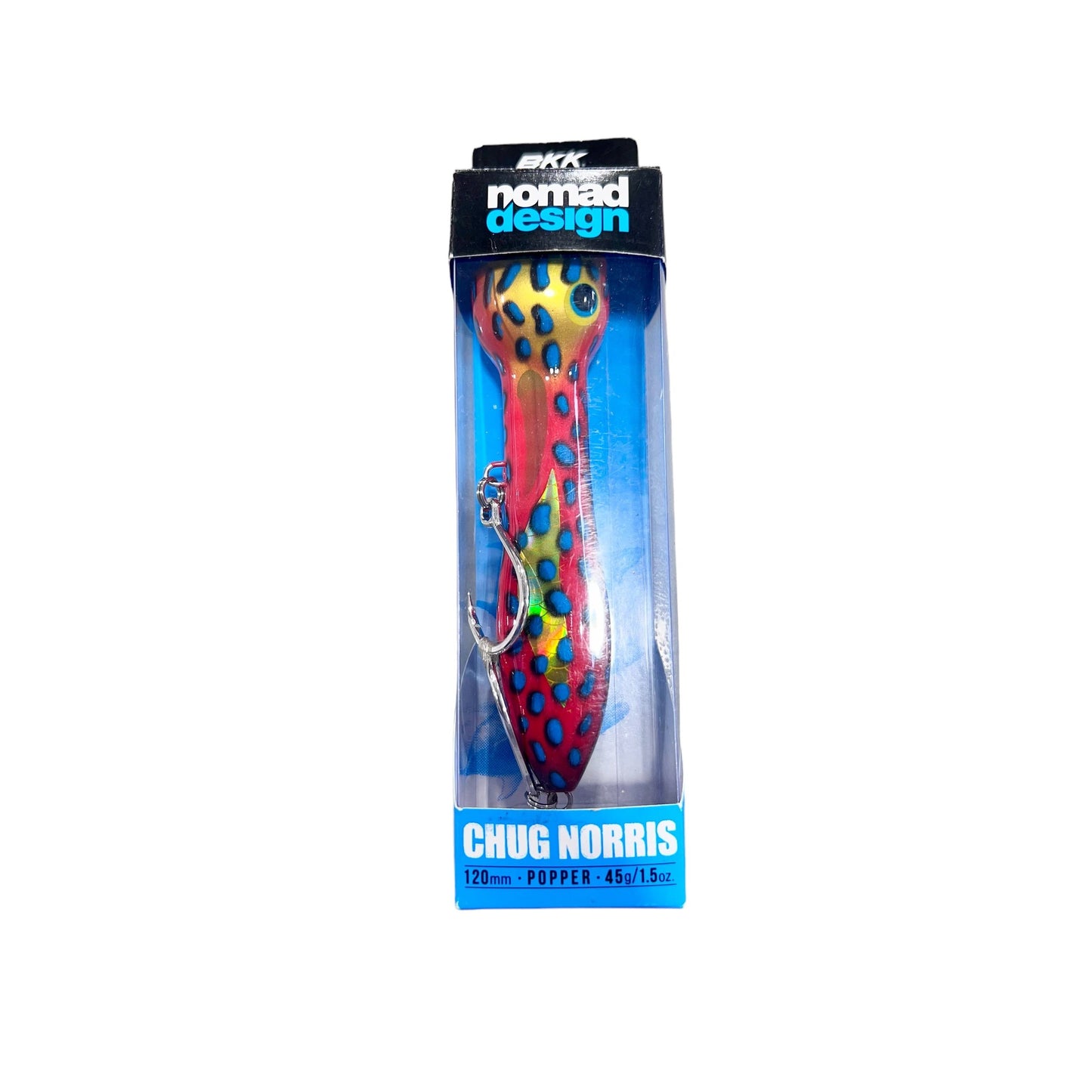 Chug Norris Popper Lure 120mm Coral Trout